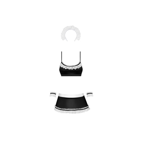 Maid set Costume de soubrette - Noir